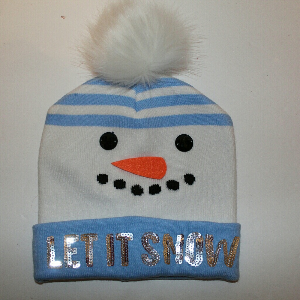 Snowman Let it Snow women's winter hat